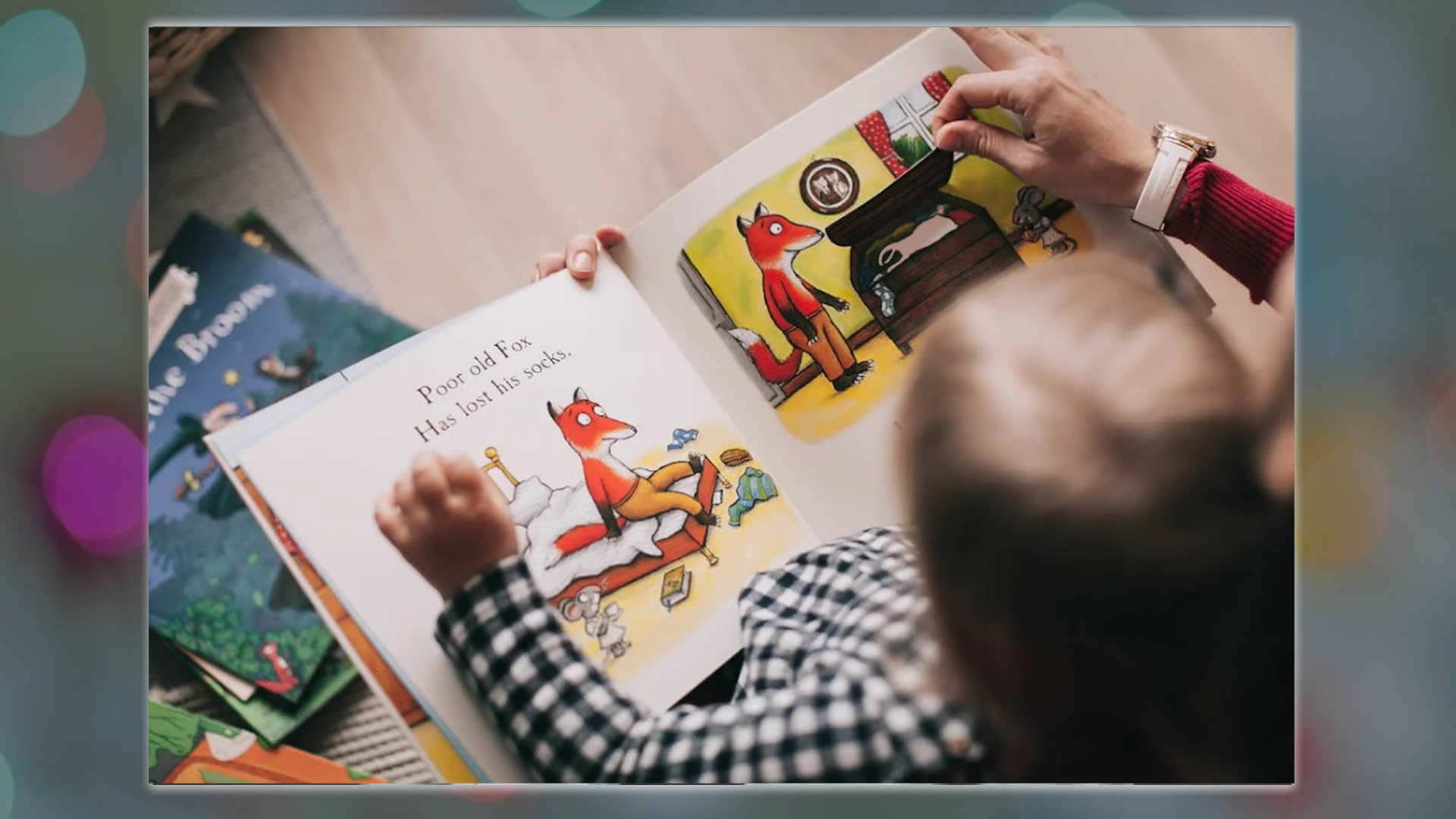 Cajas preciosas para guardar los libros infantiles