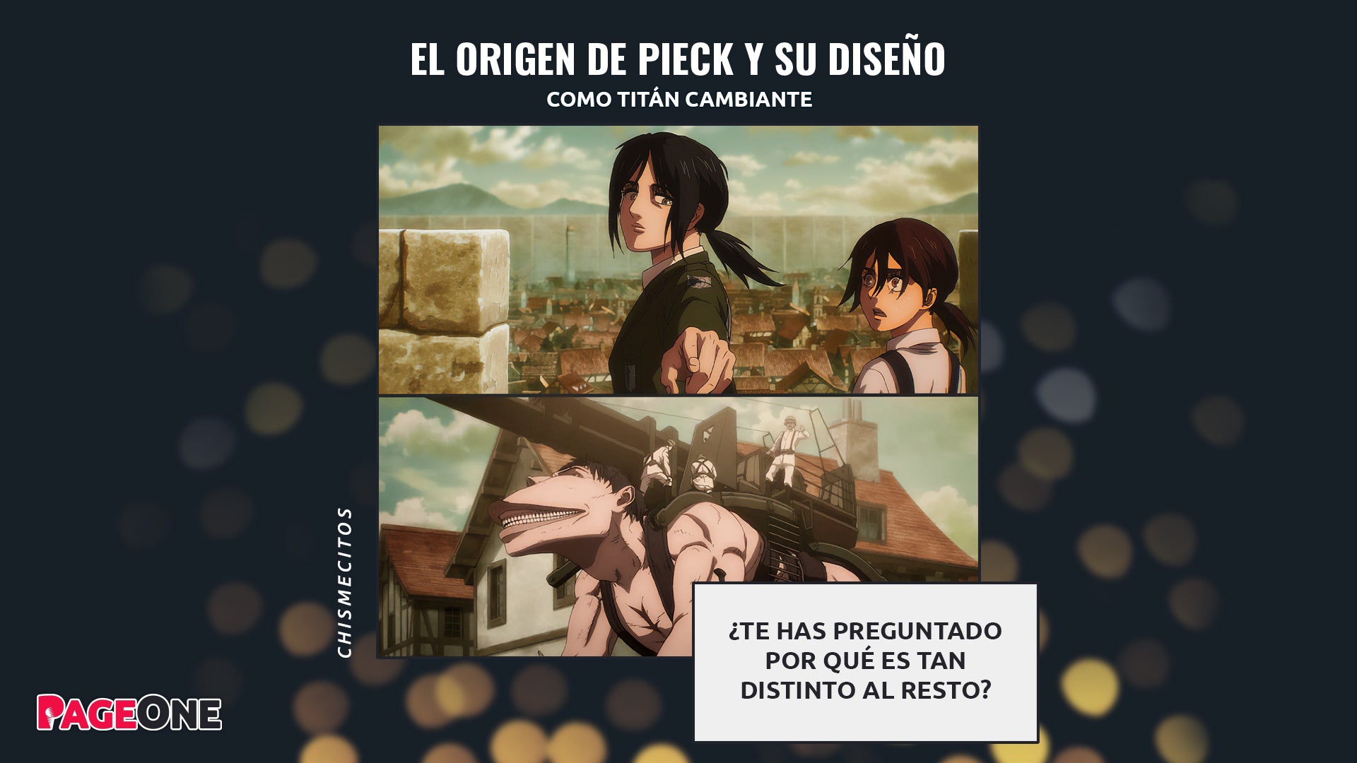 El origen de Pieck y su diseño como Titan Cambiante