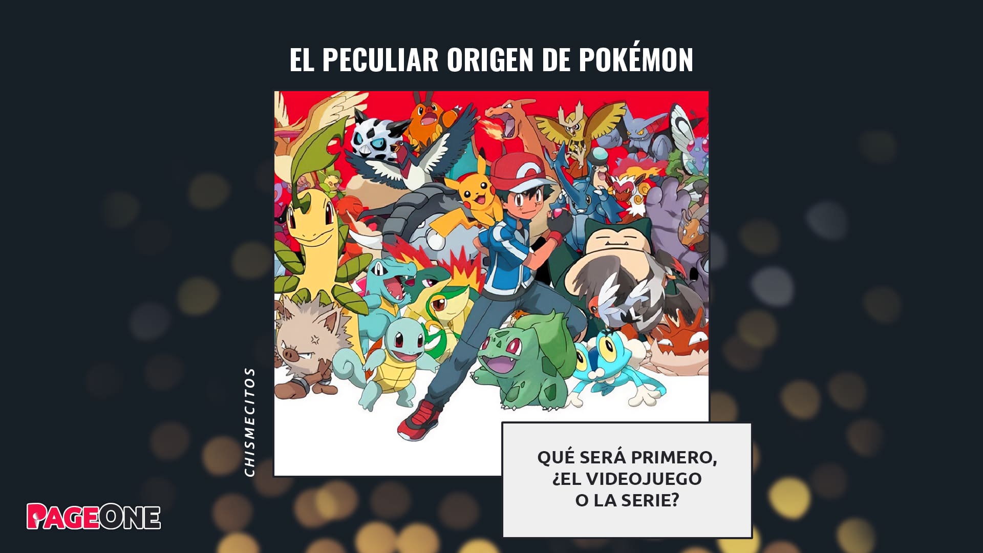 El peculiar origen de Pokémon