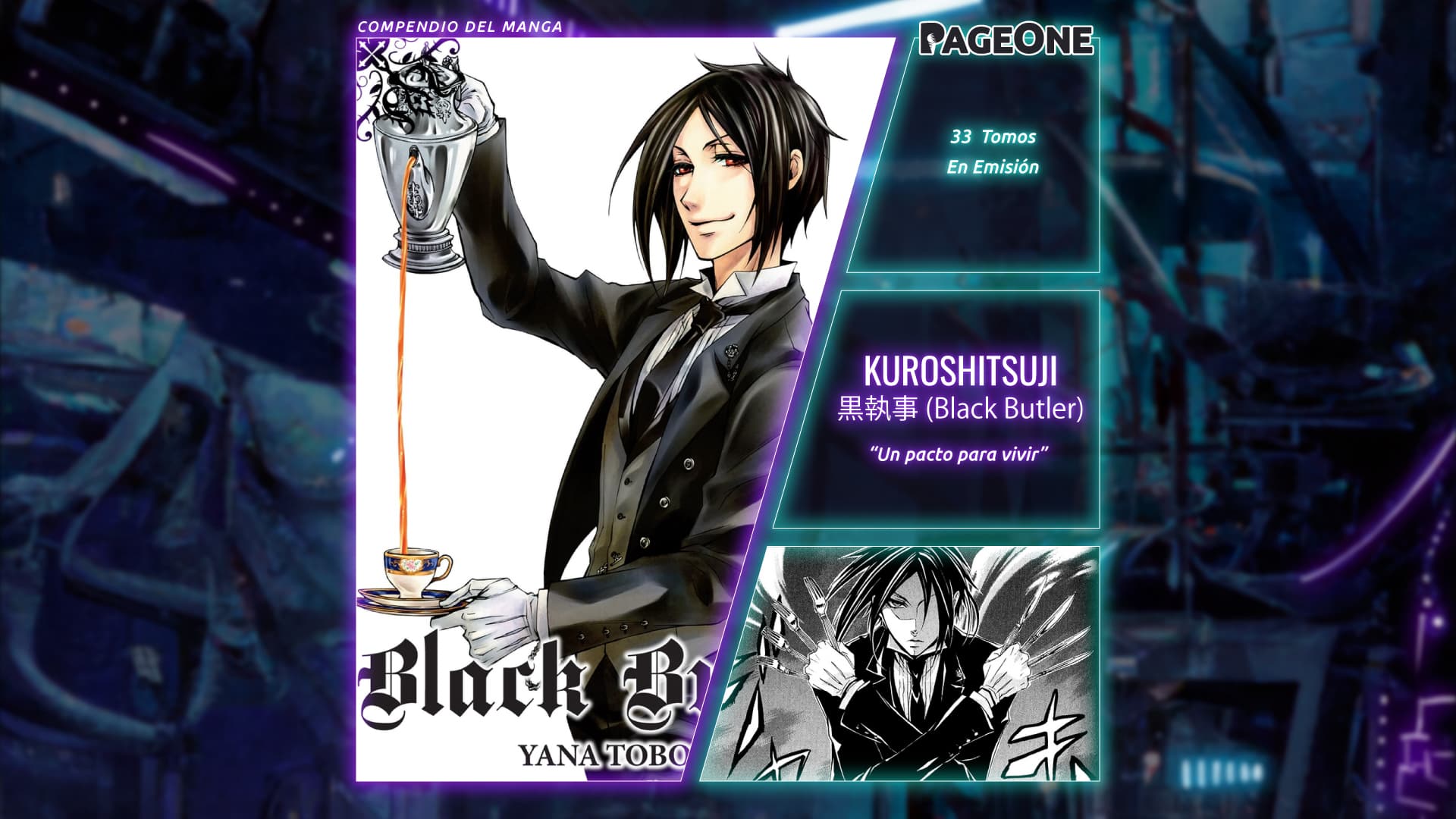 Kuroshitsuji 黒執事 “Sebastian, ese mayordomo sereno”