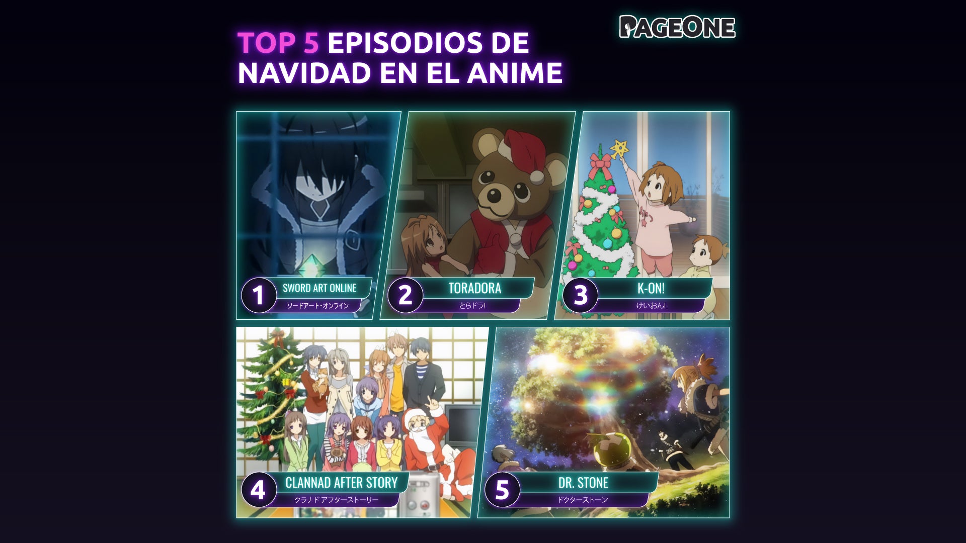 Top 5 Episodios de Navidad en el Anime