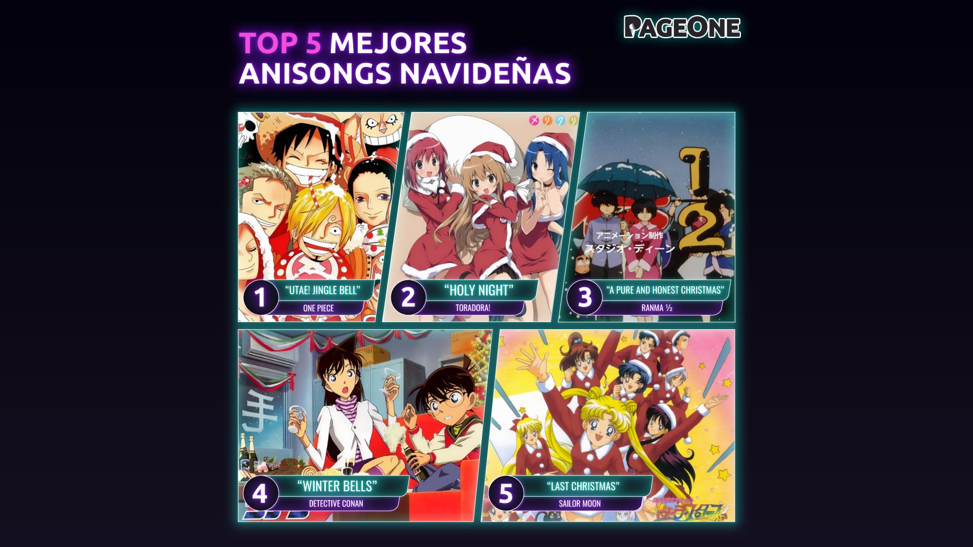Mejores anisongs navideñas
