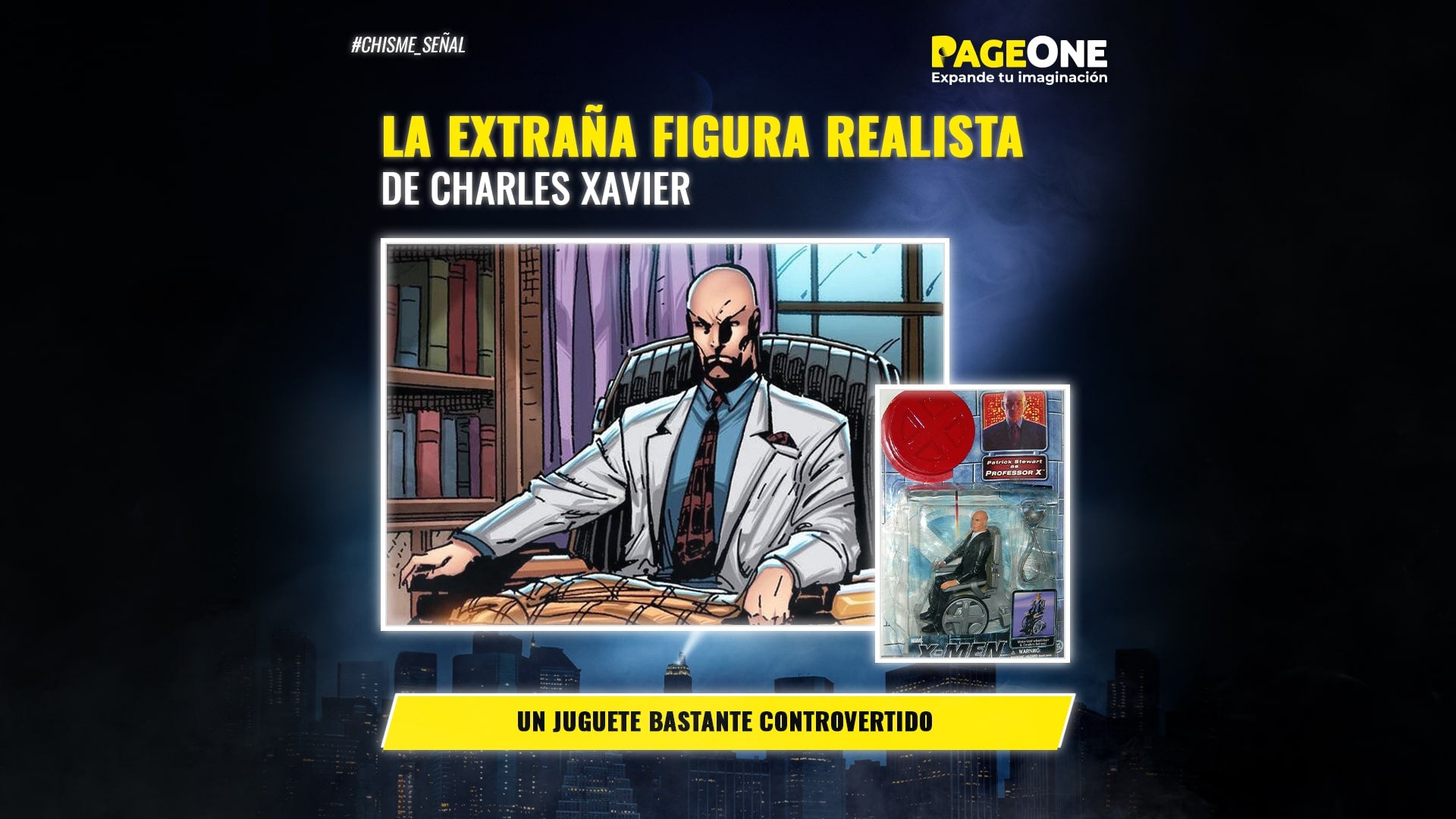 La extraña figura realista de Charles Xavier
