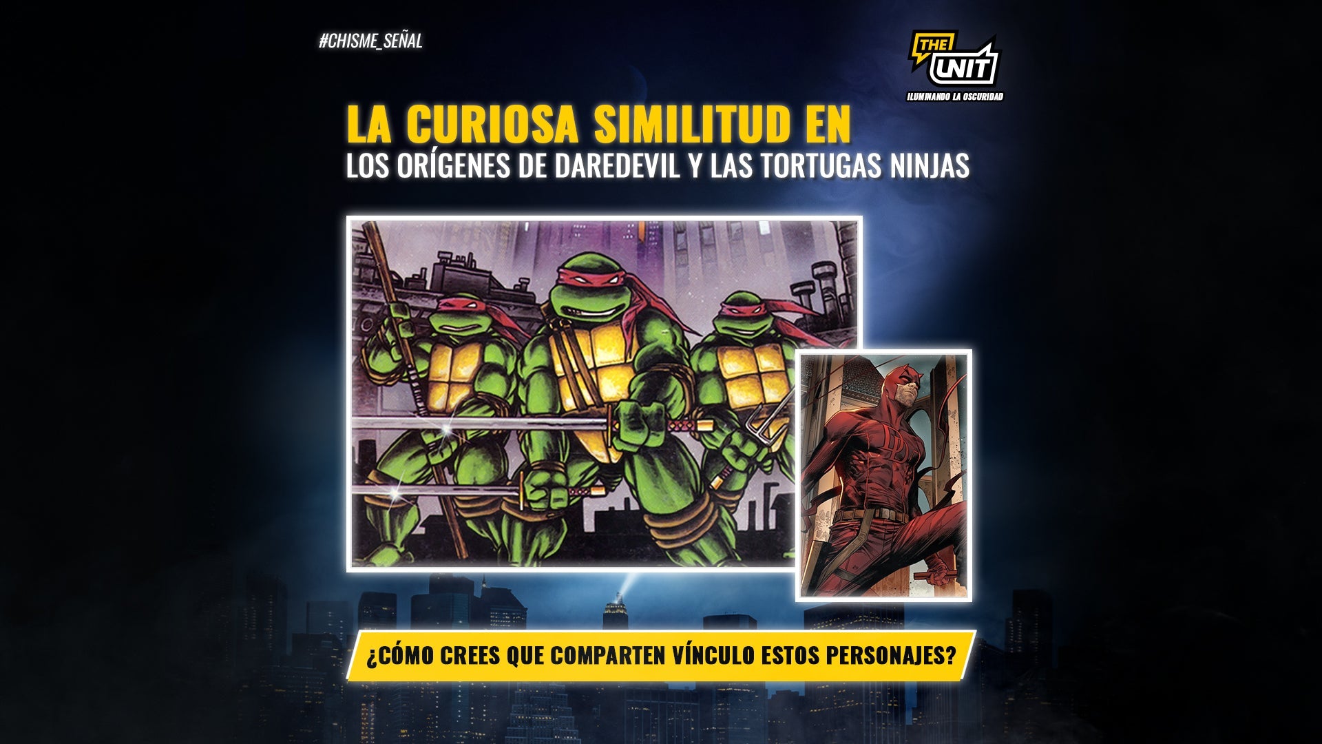 La curiosa similitud en los orígenes de Daredevil y las Tortugas Ninjas