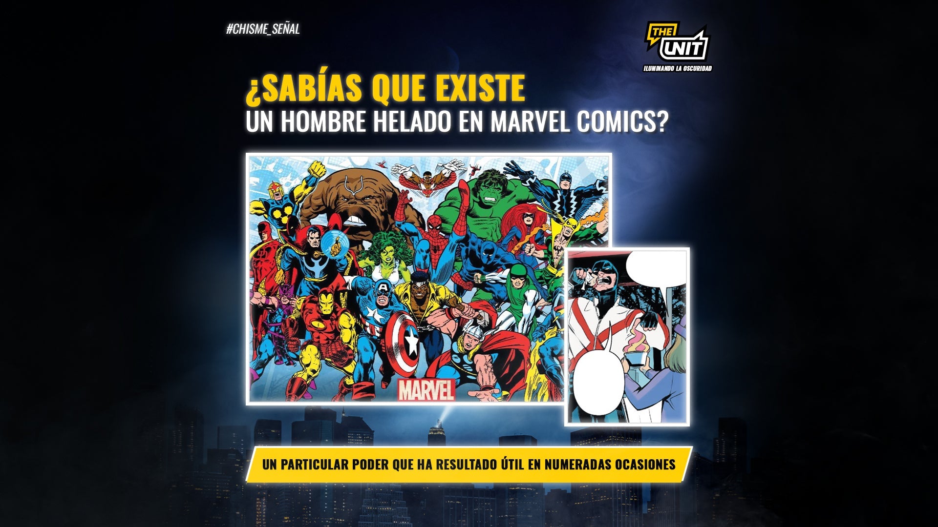 ¿Sabías que existe un hombre helado en Marvel Comics?