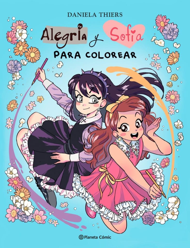 Alegría y Sofía - Para Colorear - Chile