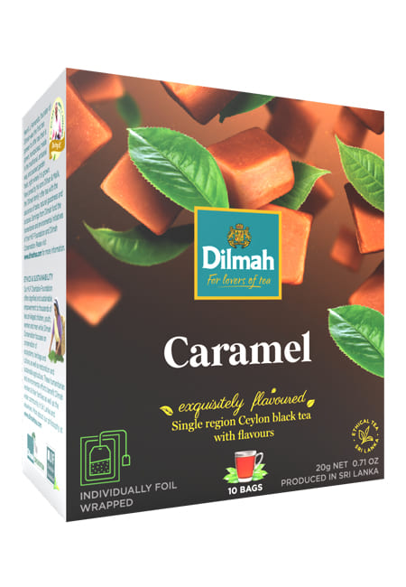 Té Negro Fun Caramelo - Caja De 10 Bolsitas - Dilmah