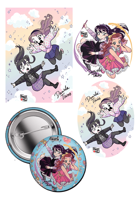 Regalos - Alegría y Sofía Para Colorear