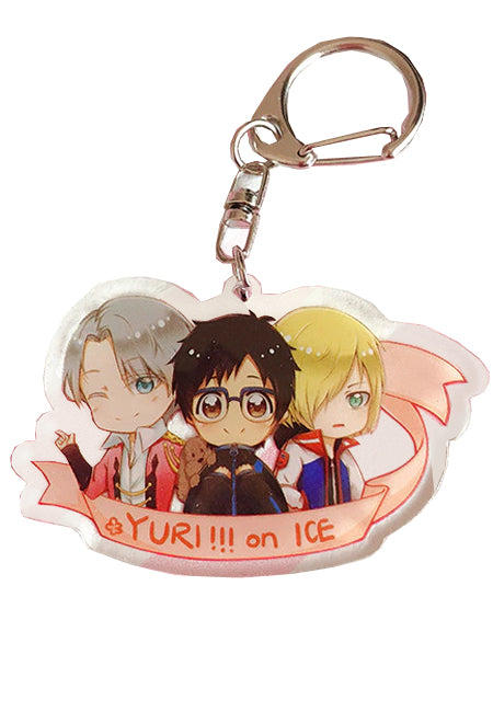 Llavero Yuri!!! On Ice - Victor, Yuuri Y Yurio (Recompensa)