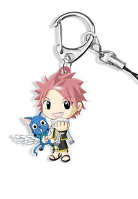 Thumbnail for Llavero Fairy Tail - Natsu Y Happy (Recompensa)