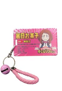 Thumbnail for Llavero My Hero Academia - Tarjeta Estudiantil Uraraka (Recompensa)