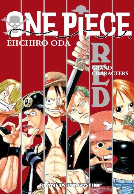 One Piece - Guía 01 - Red - Grand Characters (Libro de Datos)