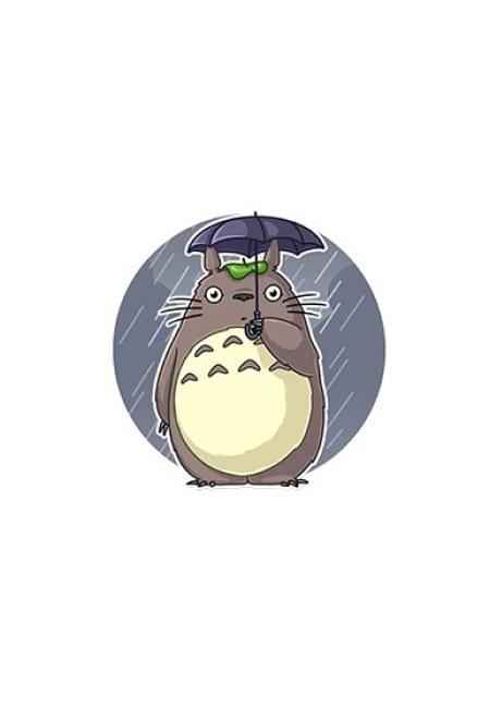 Pin Mi Vecino Totoro - Totoro Bajo La Lluvia (Recompensa)