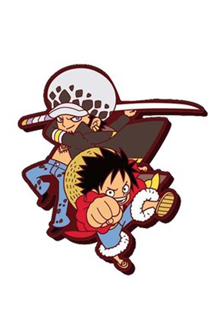 PEGATINAS LUFFY AND LAW - ONE PIECE